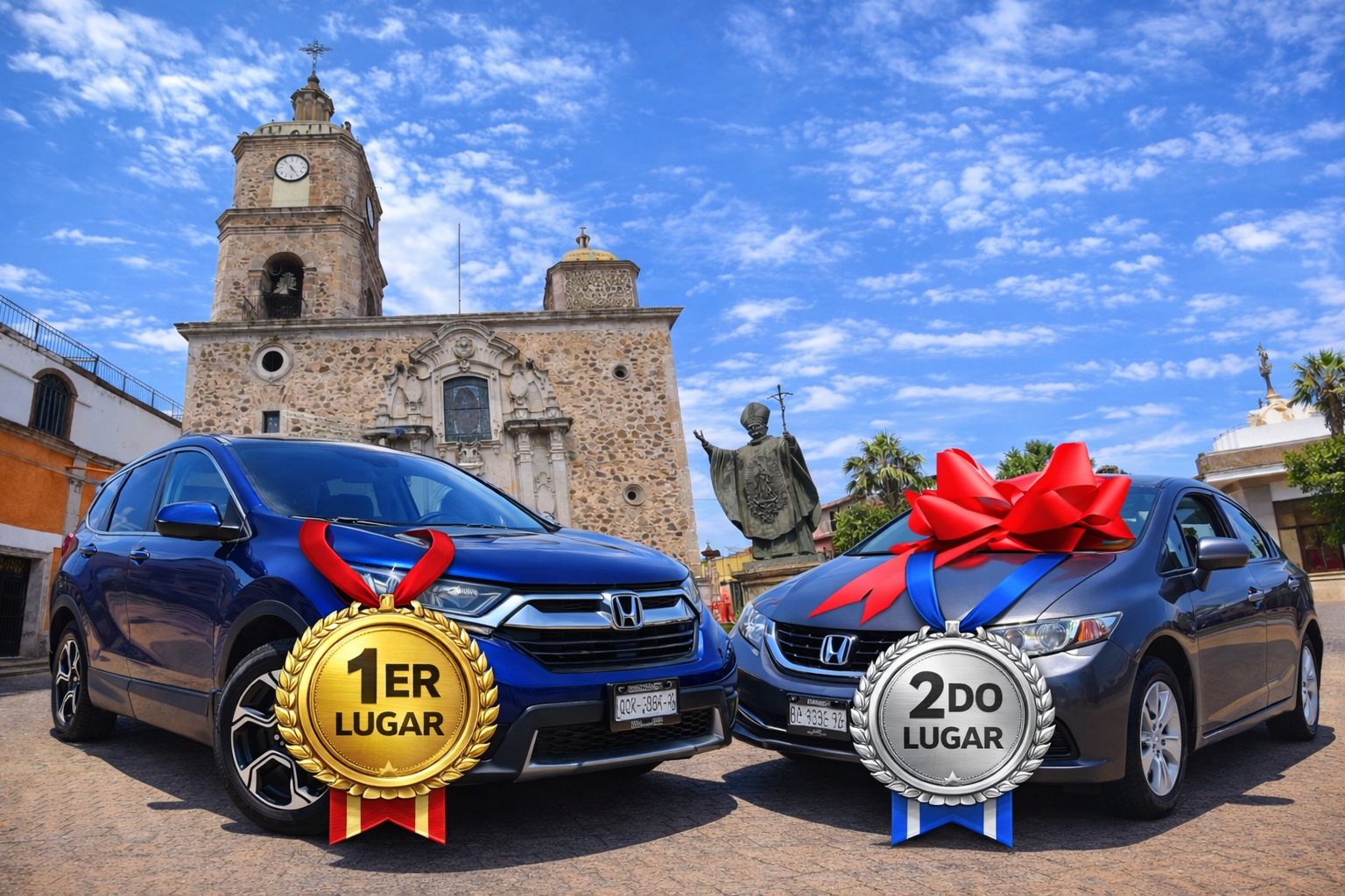 Moto Carabela, Honda CR-V y Honda CIVIC — premios entregados por Sensei Autos
